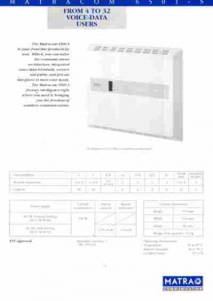 Буклет Matracom 6501-S, 55-355, Баград.рф